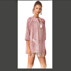 NWT $145 ROLLER RABBIT Coral Sanav Serafina Beach Pool Cover XS